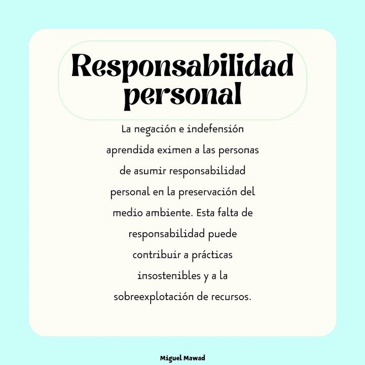 Miguel Mawad – La negación e indefensión ante el cambio climático.