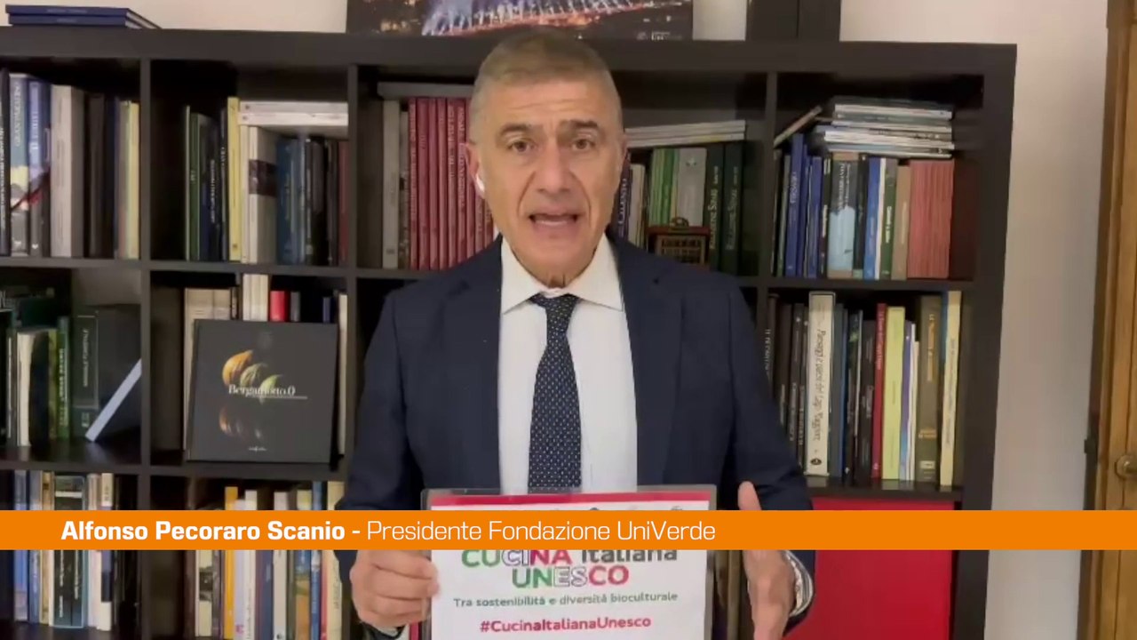 Pecoraro Scanio "10.000 firme in un giorno per cucina italiana Unesco"