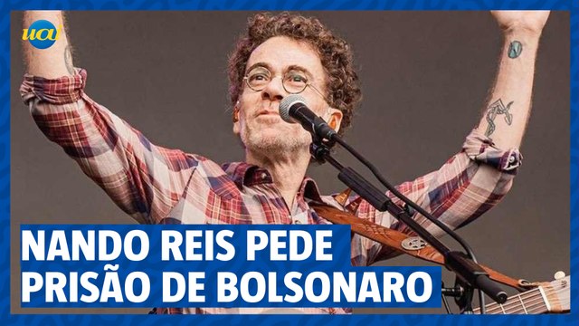Nando Reis pede prisão de Bolsonaro, durante show em Maceió,