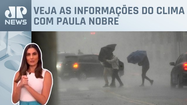 Região Sudeste tem alerta para temporais nesta terça (23) | Previsão do Tempo