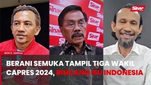Berani Semuka tampil tiga wakil Capres 2024, bincang isu pemimpin pilihan warga Indonesia