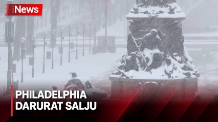 Lalu Lintas Darat dan Udara Terganggu akibat Cuaca Buruk di Philadelphia, AS