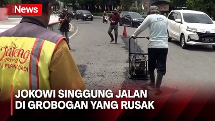 Jokowi Singgung Jalan yang Bertahun-Tahun Rusak saat Kunjungi Grobogan
