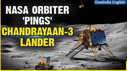 Download Video: Chandrayaan-3 mission: NASA's LRO ‘pings’ Vikram Lander with laser instrument | Oneindia News