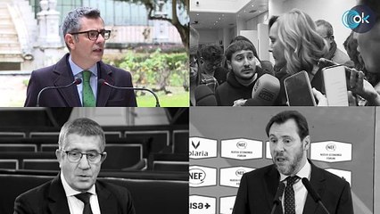 Cuando Bolaños, Alegría, Puente y López decían que amnistiar el terrorismo era una "línea roja" del PSOE