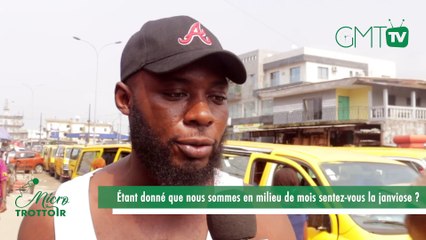 [#MicroTrottoir] Étant donné que nous sommes en milieu de mois sentez-vous la janviose ?