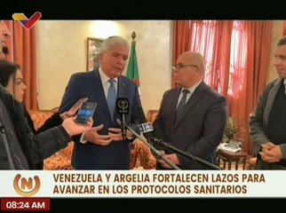 Ministro Castro Soteldo instó a la delegación de Argelia a participar en el Encuentro Internacional de Café