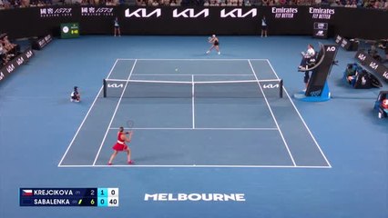 Open d'Australie - Sabalenka sans forcer dans le dernier carré