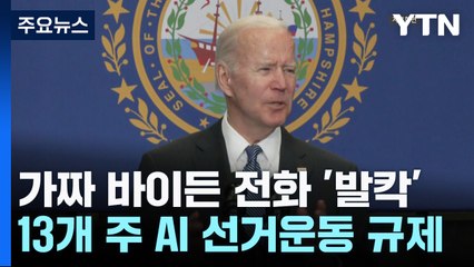 美 선거, 커지는 '딥페이크' 우려...13개 주 규제 추진 / YTN