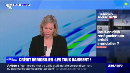 Peut-on déjà renégocier son crédit immobilier? BFMTV répond à vos questions