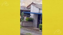 Caminhão derruba fios e provoca curto em ruas do Fazendinha
