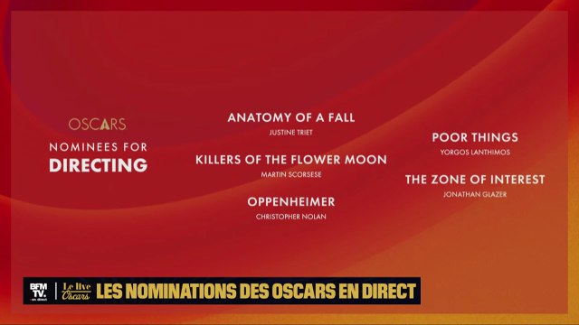 La Française Justine Triet nommée pour l'Oscar de la meilleure réalisatrice pour Anatomie d'une chute
