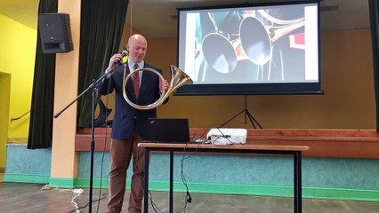 Cérémonie des vœux 2024 : cor de chasse 1