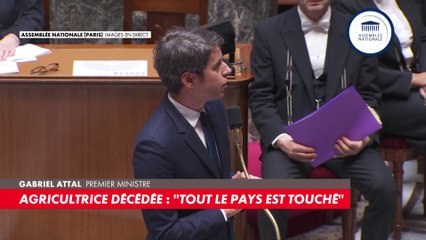 Gabriel Attal sur l’agricultrice décédée en Ariège : «C’est tout un pays qui est touché»