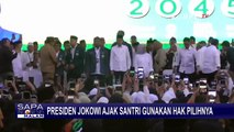 Presiden Joko Widodo Ajak Santri Gunakan Hak Pilihnya di Pemilu 2024