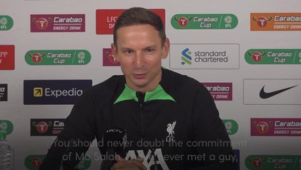 Liverpool coach defends Salah after accusations he is not committed to Egypt