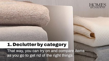 Closet Decluttering Tips | Homes & Gardens