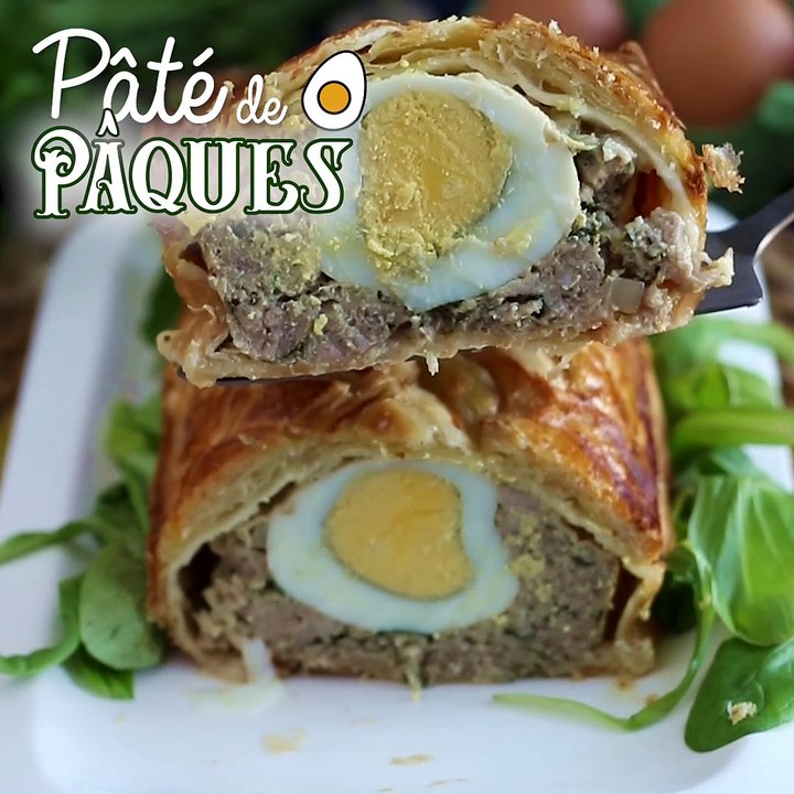 Pastete berrichon, die super leckere osterpastete für ein traditionelles essen!