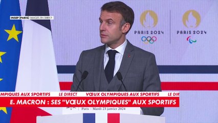 Emmanuel Macron : «Les sites olympiques seront livrés à l'heure»