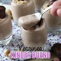 Verrines kinder bueno super gourmandes et sans cuisson
