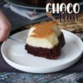 Choco flan, l'association parfaite d'un gâteau moelleux au chocolat et d'un flan vanille caramel