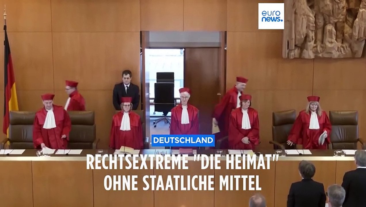 Bundesverfassungsgericht dreht rechtsextremer Partei 'Die Heimat' den Geldhahn zu