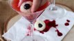 Bloody cocktail for halloween, to share and without alcohol! - halloween mocktail