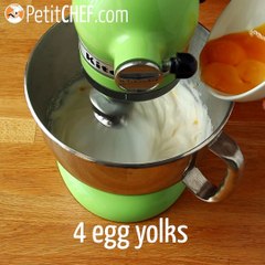 Coconut & passion fruit cake roll, perfect as a yule log