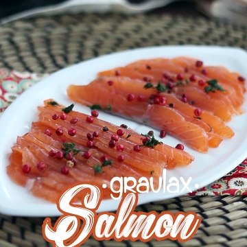 Gravlax, the swedish-style marinated salmon