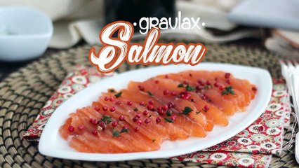 Gravlax, the swedish-style marinated salmon