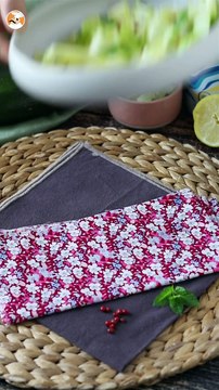 Marinated courgettes, the perfect vegetable carpaccio for summer!