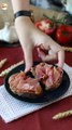 Tostas de jamón serrano y tomate