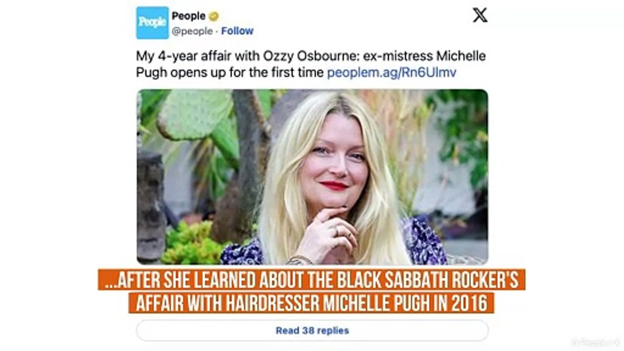 Sharon Osbourne admits she tried to end her life over Ozzy Osbourne's affair