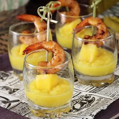 Mango e gamberi, l'aperitivo monoporzione che amerete alla follia