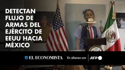 Detectan flujo de armas del ejército de EEUU hacia México