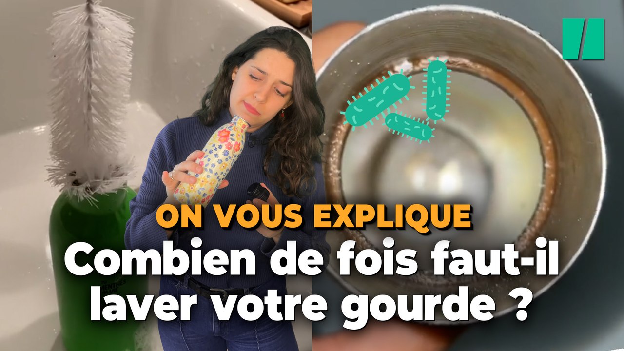 À quelle fréquence faut-il laver votre gourde ?