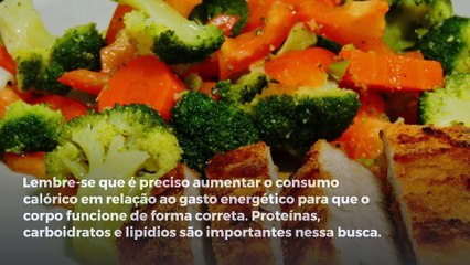 Nutricionista conta 3 segredos para ganho de massa muscular