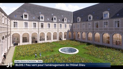 Le Journal - 23/01/2024 - BLOIS / Feu vert pour l'aménagement de l'Hôtel Dieu