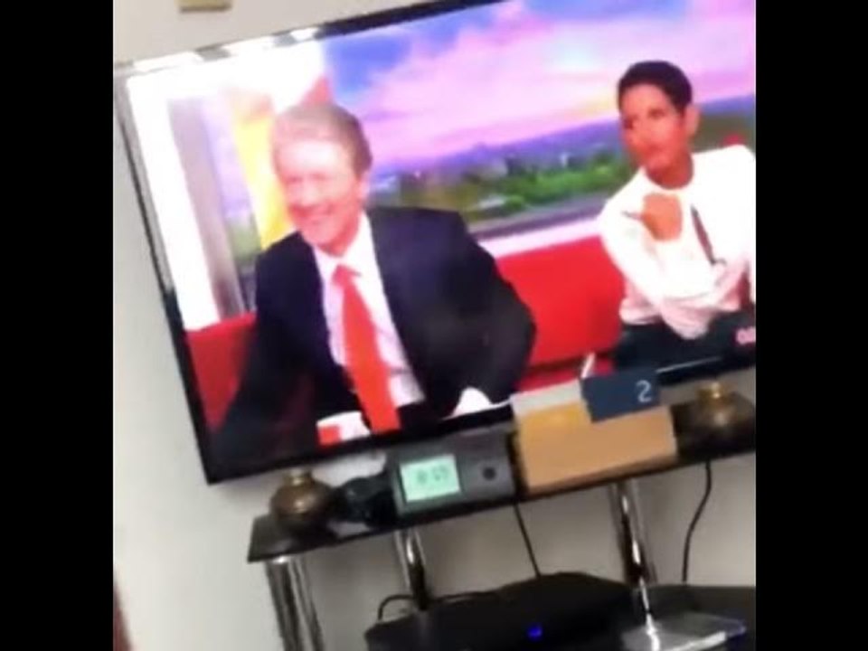 Lil Nas X Walks In Front Of Camera As He Leaves Interview