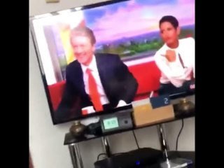 Lil Nas X Walks In Front Of Camera As He Leaves Interview