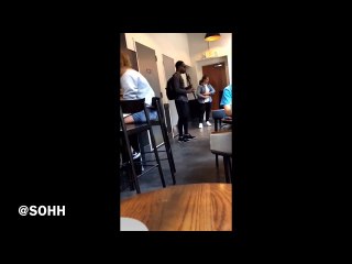 Andre 3000 Plays The Flute In Starbucks