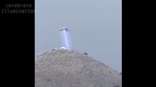 2 different recordings of the same dark-triangular-shaped UFO - TR3b Black Manta? using tractor beam (CGI)