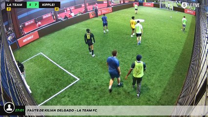 Faute de Kilian  Delgado - LA TEAM FC