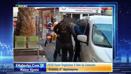 FETÖ Terör Örgütüne 5 İlde Eş Zamanlı “KISKAÇ-5” Operasyonu