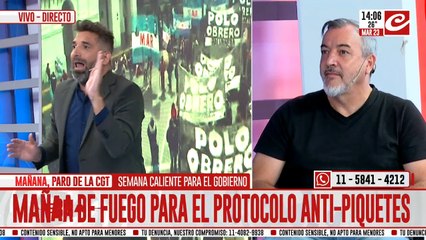 Marchas y protestas en vísperas del paro del 24