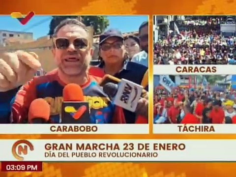 Gob. de Carabobo Rafael Lacava: Nunca traicionamos el espíritu del 23 de Enero de 1958