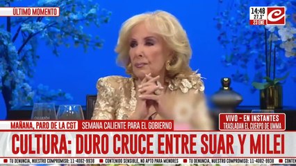 Milei vs. Suar: duro cruce por la financiación de la cultura en el Gobierno