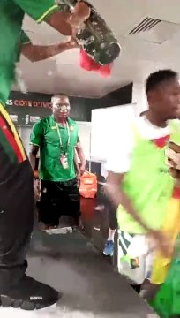 CAN 2023 : comment les Lions ont célébré la qualification dans les vestiaires