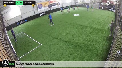 Faute de Loic Delbois - FC Grenelle