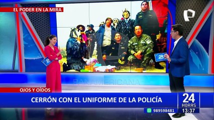 Vladimir Cerrón: Líder de Perú Libre fue captado portando un uniforme policial